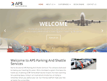 Tablet Screenshot of airportparkingservices.co.za